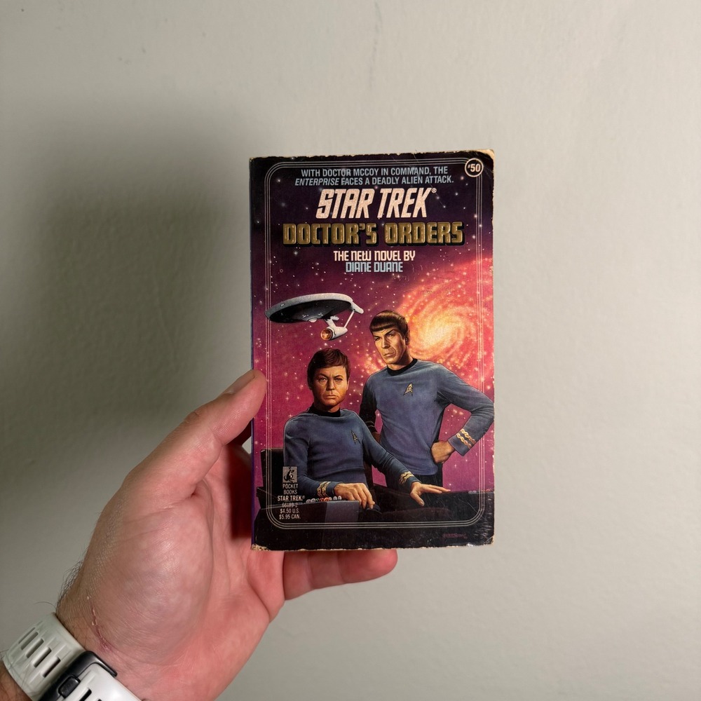 Star Trek Doctor's Orders Diane Duane Paperback Book 50 TOS 1990 Pocket Books